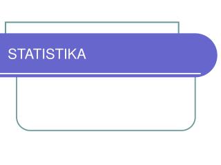 STATISTIKA