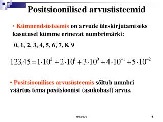 Positsioonilised arvusüsteemid