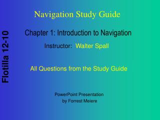 Chapter 1: Introduction to Navigation
