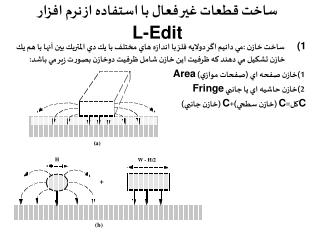 ساخت قطعات غير فعال با استفاده از نرم افزار L-Edit