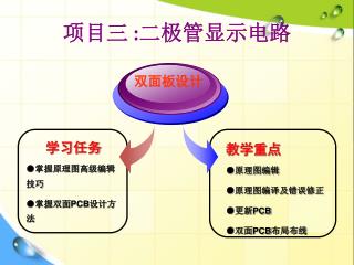 项目三 : 二极管显示电路