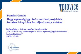 Egészségügyi Infrastruktúra Konferencia