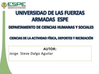 UNIVERSIDAD DE LAS FUERZAS ARMADAS ESPE