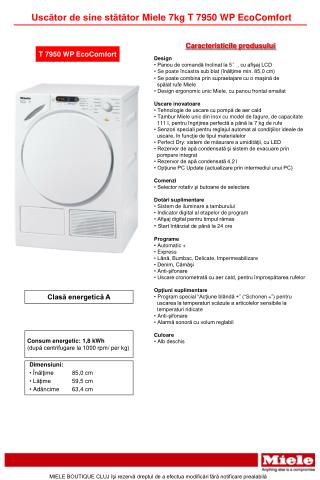 Caracteristicile produsului