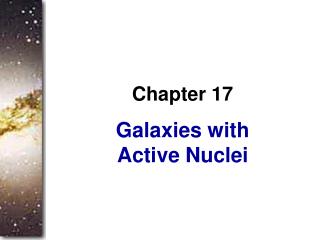 Galaxies with Active Nuclei