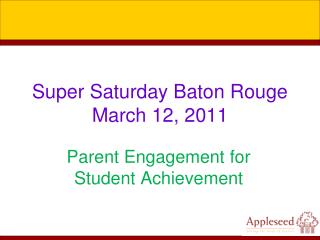 Super Saturday Baton Rouge March 12, 2011