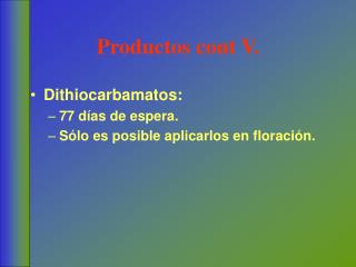 Productos cont V.