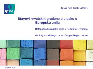 Stavovi hrvatskih građana o ulasku u Europsku uniju