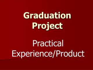 Graduation Project
