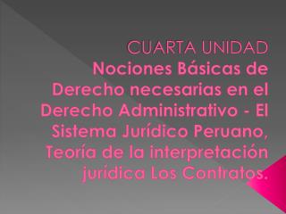 El Sistema Jurídico Peruano,