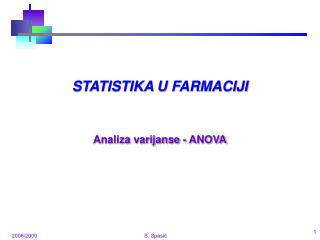 Statistika f test