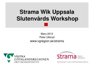 Strama Wik Uppsala Slutenvårds Workshop