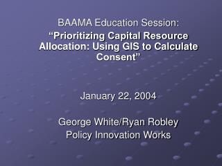 BAAMA Education Session:
