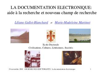 I. TICE: Technologies de l ’Information et de la Communication dans l’Enseignement