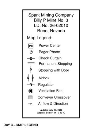 DAY 3 – MAP LEGEND