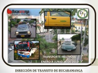 DIRECCIÓN DE TRANSITO DE BUCARAMANGA