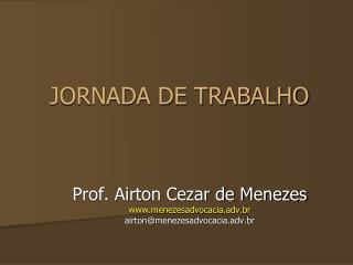 JORNADA DE TRABALHO