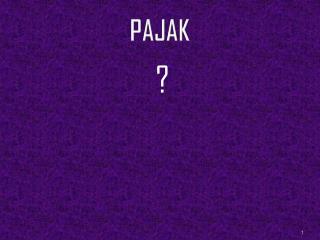 PAJAK