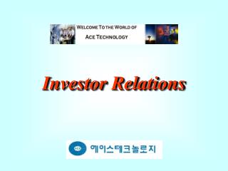 Investor Relations