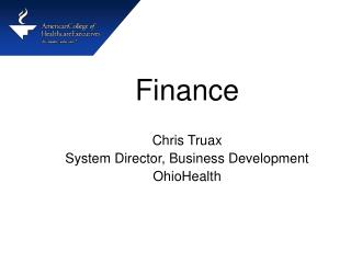 Finance