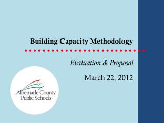 Building Capacity Methodology