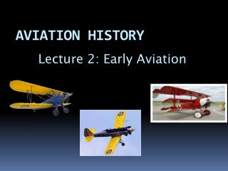 AVIATION HISTORY