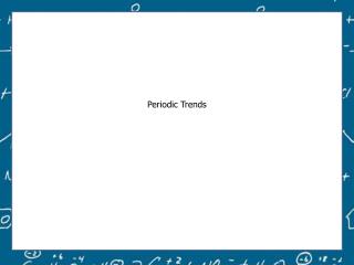 Periodic Trends