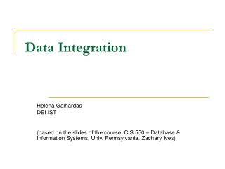 Data Integration