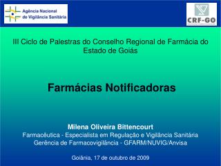 III Ciclo de Palestras do Conselho Regional de Farmácia do Estado de Goiás
