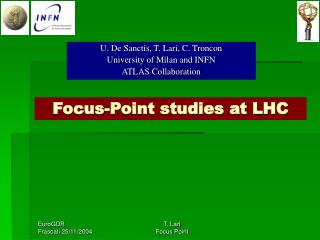 Focus-Point studies at LHC
