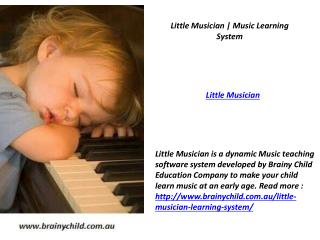 Little Math Education System for Early Learning