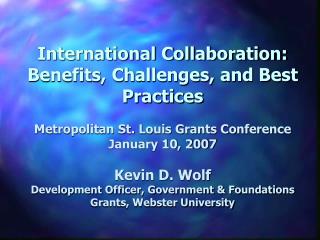 International Collaboration: Benefits, Challenges, and Best Practices