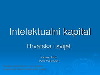 Intelektualni kapital