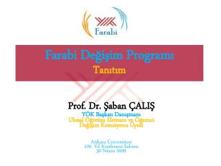 Farabi Değişim Programı Tanıtım