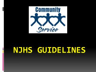 NJHS Guidelines