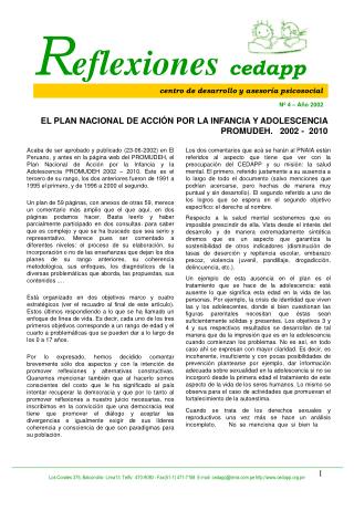 R eflexiones cedapp