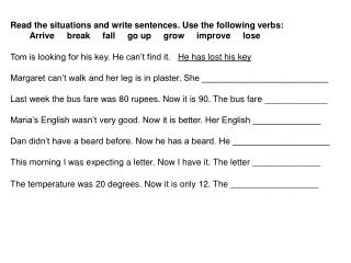 Complete B’s sentences using the words in brackets.
