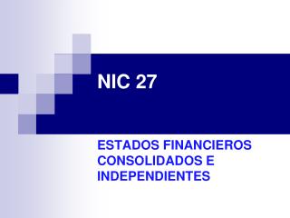 NIC 27