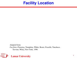 Facility Location