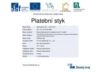 Platební styk