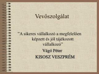 Vevőszolgálat