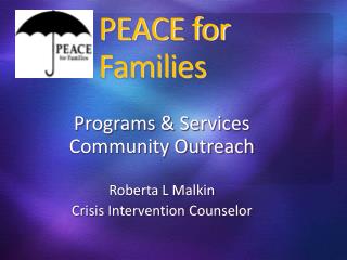 PEACE for Families