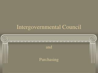 Intergovernmental Council