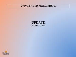 University Financial Model