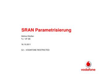 SRAN Parametrisierung