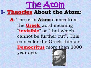 The Atom