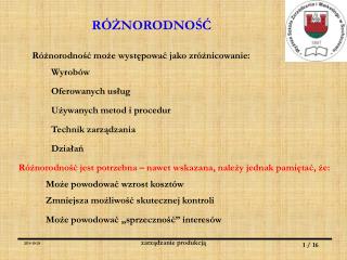 RÓŻNORODNOŚĆ