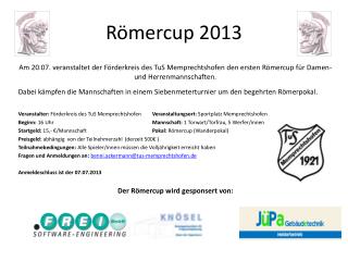 Römercup 2013