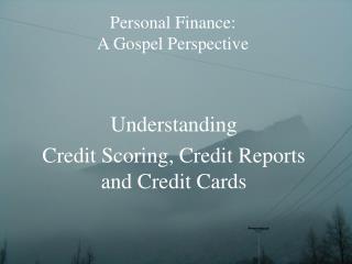 Personal Finance: A Gospel Perspective