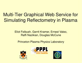 Multi-Tier Graphical Web Service for Simulating Reflectometry in Plasma